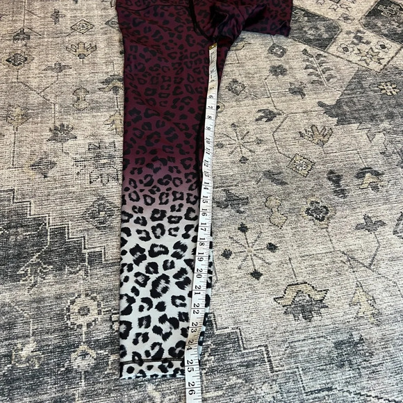 Good American women’s tie waist high rise leopard ombré leggings size XS(0) - Picture 10 of 11